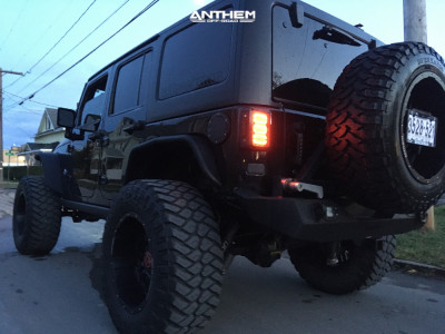1 2015 Wrangler Jeep Unlimited Sport Teraflex Suspension Lift 4in Anthem Off Road Equalizer Gloss Black