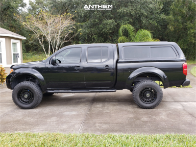 1 2017 Frontier Nissan Rough Country Suspension Lift 6in Anthem Off Road Viper Satin Black