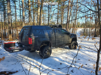 1 2018 Colorado Chevrolet Rough Country Suspension Lift 6in Anthem Off Road Equalizer Black Milled