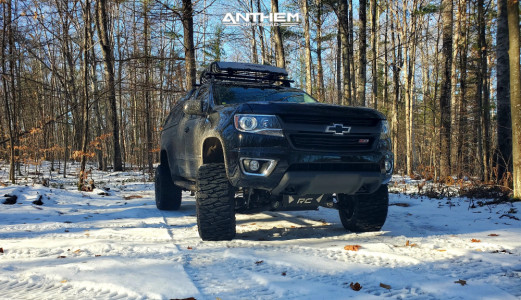 1 2018 Colorado Chevrolet Rough Country Suspension Lift 6in Anthem Off Road Equalizer Black Milled