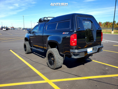 1 2018 Colorado Chevrolet Rough Country Suspension Lift 6in Anthem Off Road Equalizer Black Milled