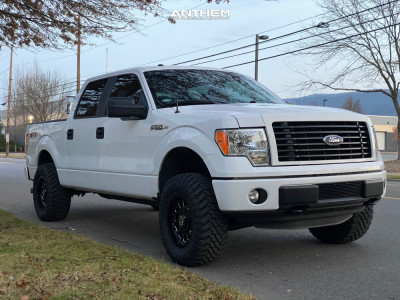 2014 Ford F-150 - 17x9 0mm - Anthem Off-Road Intimidator - Leveling Kit - 33" x 12.5"