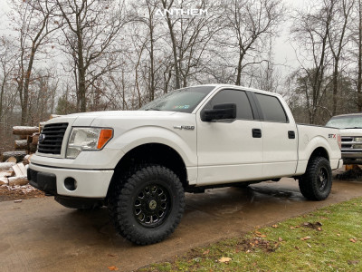 1 2014 F 150 Ford Rough Country Leveling Kit Anthem Off Road Intimidator Black Milled