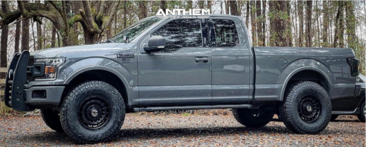 2018 Ford F-150 - 18x9 0mm - Anthem Off-Road Viper - Suspension Lift 3" - 37" x 12.5"