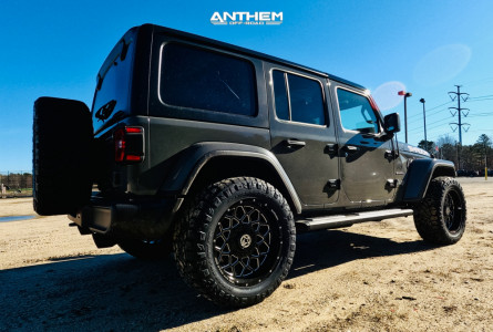 1 2021 Wrangler Jeep Unlimited Sahara Stock Stock Anthem Off Road Avenger Black