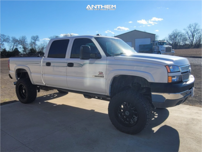 2005 Chevrolet Silverado 2500 HD - 20x10 -24mm - Anthem Off-Road Intimidator - Suspension Lift 6" - 33" x 12.5"