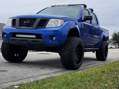 2015 Nissan Frontier - 20x12 -44mm - Anthem Off-Road Liberty - Suspension Lift 5" - 33" x 12.5"