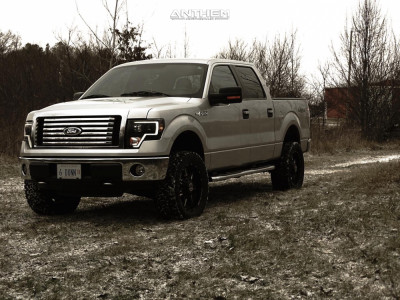 2010 Ford F-150 - 20x9 0mm - Anthem Off-Road Avenger - Leveling Kit - 33" x 12.5"