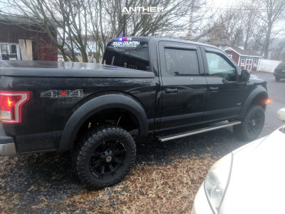 1 2015 F 150 Ford Rough Country Suspension Lift 6in Anthem Off Road Commander Black