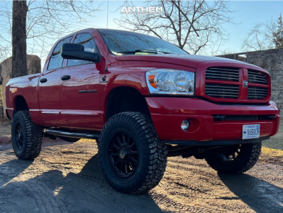 2006 Dodge Ram 2500 - 20x10 -18mm - Anthem Off-Road Intimidator - Suspension Lift 5" - 37" x 12.5"