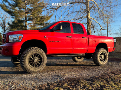 1 2006 Ram 2500 Dodge Zone Suspension Lift 5in Anthem Off Road Intimidator Satin Black