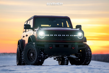 2021 Ford Bronco - 17x9 0mm - Anthem Off-Road Intimidator - Leveling Kit - 37" x 12.5"