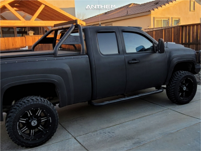 1 2011 Silverado 1500 Chevrolet Rough Country Suspension Lift 5in Anthem Off Road Equalizer Black Milled