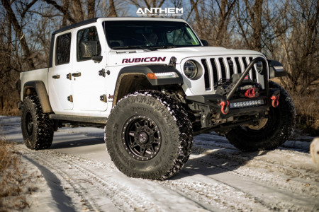2020 Jeep Gladiator - 17x9 -12mm - Anthem Off-Road Rogue - Suspension Lift 2.5" - 38" x 13.5"