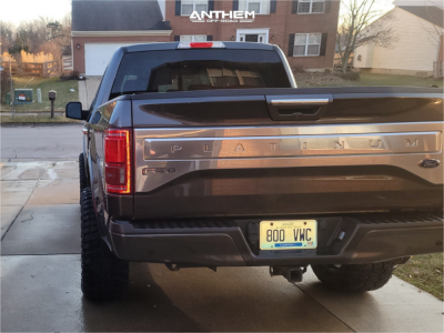 1 2016 F 150 Ford Rough Country Suspension Lift 3in Anthem Off Road Equalizer Black Milled