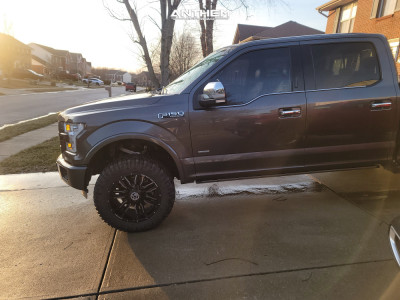 1 2016 F 150 Ford Rough Country Suspension Lift 3in Anthem Off Road Equalizer Black Milled