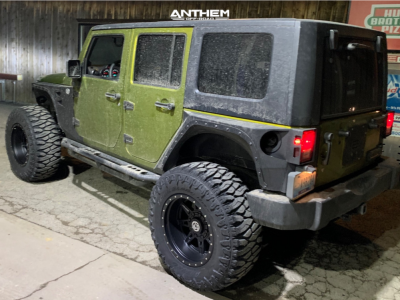 1 2007 Wrangler Jeep Unlimited Sahara Zone Suspension Lift 4in Anthem Off Road Rogue Matte Black