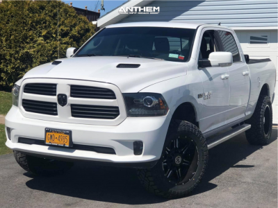 2016 Ram 1500 - 20x10 -24mm - Anthem Off-Road Equalizer - Suspension Lift 4" - 35" x 12.5"