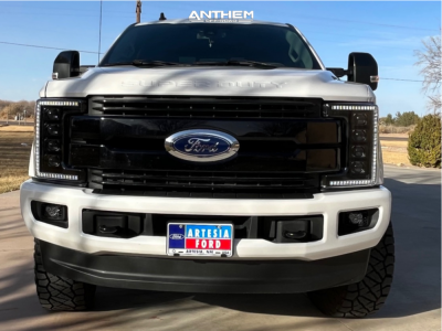 1 2019 F 250 Super Duty Ford Carli Suspension Lift 25in Anthem Off Road Rogue Matte Black
