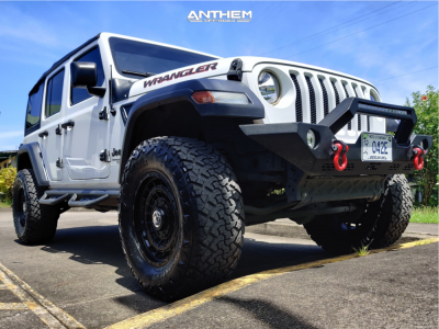 2020 Jeep Wrangler - 18x9 -0mm - Anthem Off-Road Viper - Lifted - 35" x 12.5"