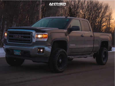 2014 GMC Sierra 1500 - 20x10 -24mm - Anthem Off-Road Equalizer - Suspension Lift 3.5" - 33" x 12.5"