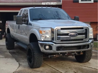 2015 Ford F-350 Super Duty - 20x12 -44mm - Anthem Off-Road Liberty - Suspension Lift 4" - 35" x 12.5"