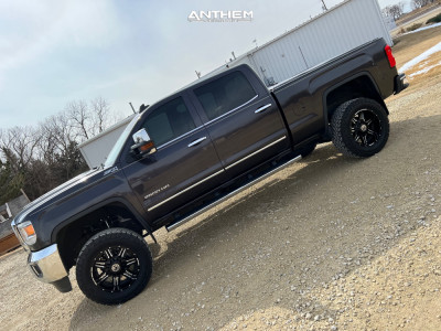 1 2015 Sierra 2500 Hd Gmc Rough Country Suspension Lift 35in Anthem Off Road Equalizer Black