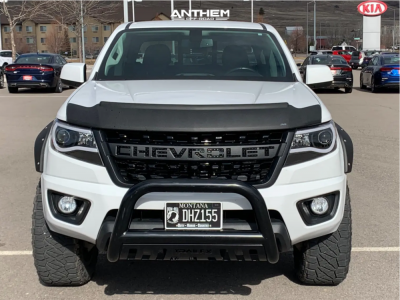 1 2017 Colorado Chevrolet Rough Country Leveling Kit Anthem Off Road Enforcer Black