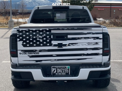 1 2017 Colorado Chevrolet Rough Country Leveling Kit Anthem Off Road Enforcer Black