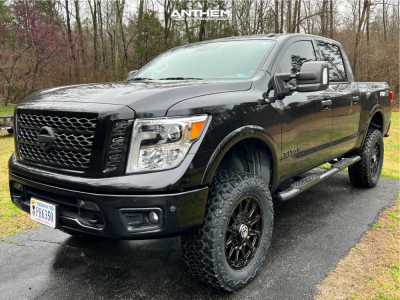 2019 Nissan Titan - 20x9 0mm - Anthem Off-Road Liberty - Suspension Lift 6" - 35" x 12.5"