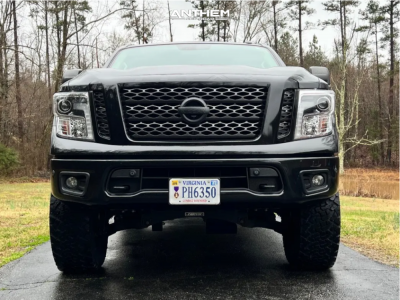 1 2019 Titan Nissan Fabtech Suspension Lift 6in Anthem Off Road Liberty Black