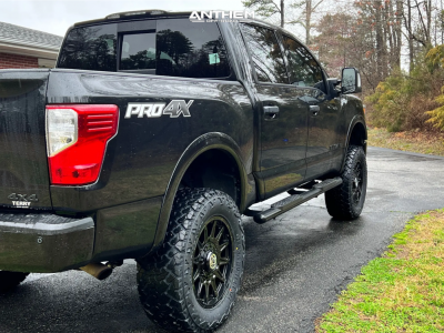 1 2019 Titan Nissan Fabtech Suspension Lift 6in Anthem Off Road Liberty Black