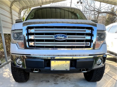 1 2013 F 150 Ford Rough Country Leveling Kit Anthem Off Road Equalizer Black Milled