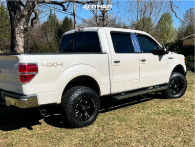 1 2013 F 150 Ford Rough Country Leveling Kit Anthem Off Road Equalizer Black Milled