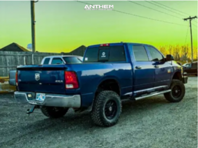 1 2010 Ram 2500 Dodge Rough Country Suspension Lift 3in Anthem Off Road Intimidator Black