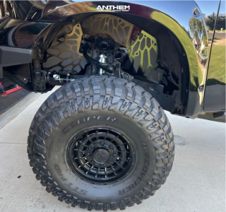 1 2012 Tundra Toyota Readylift Suspension Lift 9in Anthem Off Road Viper Gloss Black