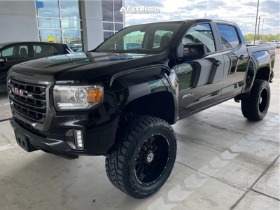 1 2021 Canyon Gmc Rough Country Suspension Lift 6in Anthem Off Road Equalizer Gloss Black