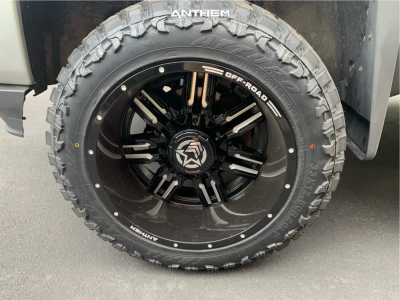 1 2017 Silverado 1500 Chevrolet Rough Country Suspension Lift 6in Anthem Off Road Equalizer Gloss Black