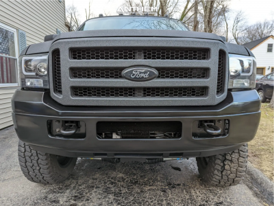 1 2002 F 250 Super Duty Ford Custom Suspension Lift 4in Anthem Off Road Rogue Satin Black