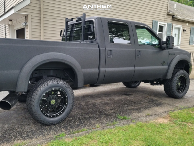 1 2002 F 250 Super Duty Ford Custom Suspension Lift 4in Anthem Off Road Rogue Satin Black