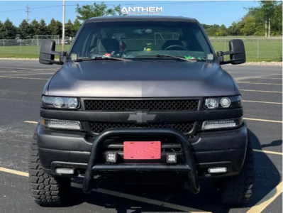 1 2002 Silverado 2500 Hd Chevrolet Zone Suspension Lift 3in Anthem Off Road Equalizer Black Milled