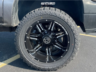 1 2002 Silverado 2500 Hd Chevrolet Zone Suspension Lift 3in Anthem Off Road Equalizer Black Milled