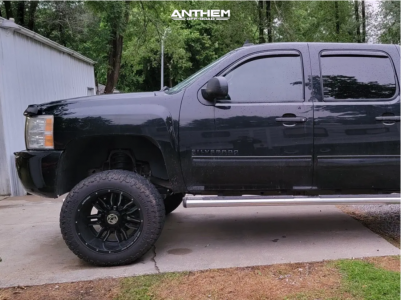 1 2010 Silverado 1500 Chevrolet Ls Rough Country Suspension Lift 75in Anthem Off Road Equalizer Gloss Black