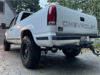 1 1998 C1500 Chevrolet Rough Country Suspension Lift 4in Anthem Off Road Avenger Satin Black