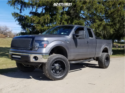 2009 Ford F-150 - 20x12 -44mm - Anthem Off-Road Aviator - Suspension Lift 6" - 35" x 13.5"