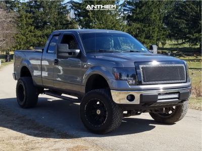 1 2009 F 150 Ford Rough Country Suspension Lift 6in Anthem Aviator Black