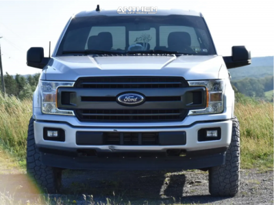 1 2019 F 150 Ford Xlt Rough Country Leveling Kit Anthem Off Road Avenger Satin Black