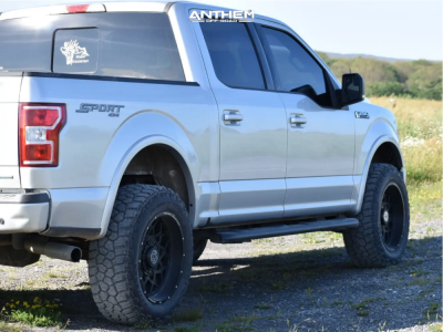 1 2019 F 150 Ford Xlt Rough Country Leveling Kit Anthem Off Road Avenger Satin Black