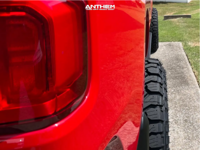 1 2021 Silverado 1500 Chevrolet Lt Trail Boss Rough Country Suspension Lift 6in Anthem Off Road Liberty Satin Black