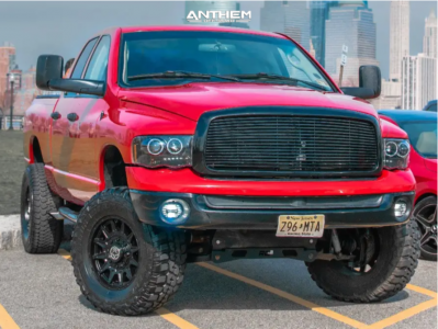 1 2002 Ram 1500 Dodge Rough Country Suspension Lift 5in Anthem Off Road Liberty Satin Black